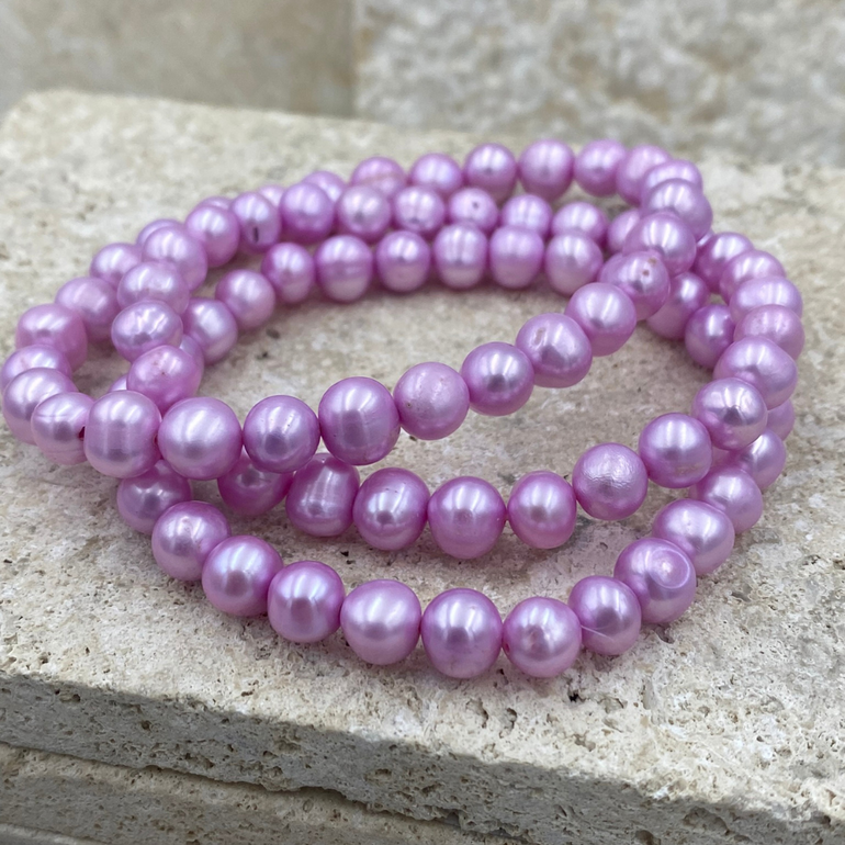 Purple discount pearl bracelet